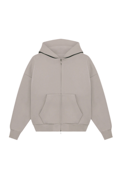 Dove Grey Zip-Up